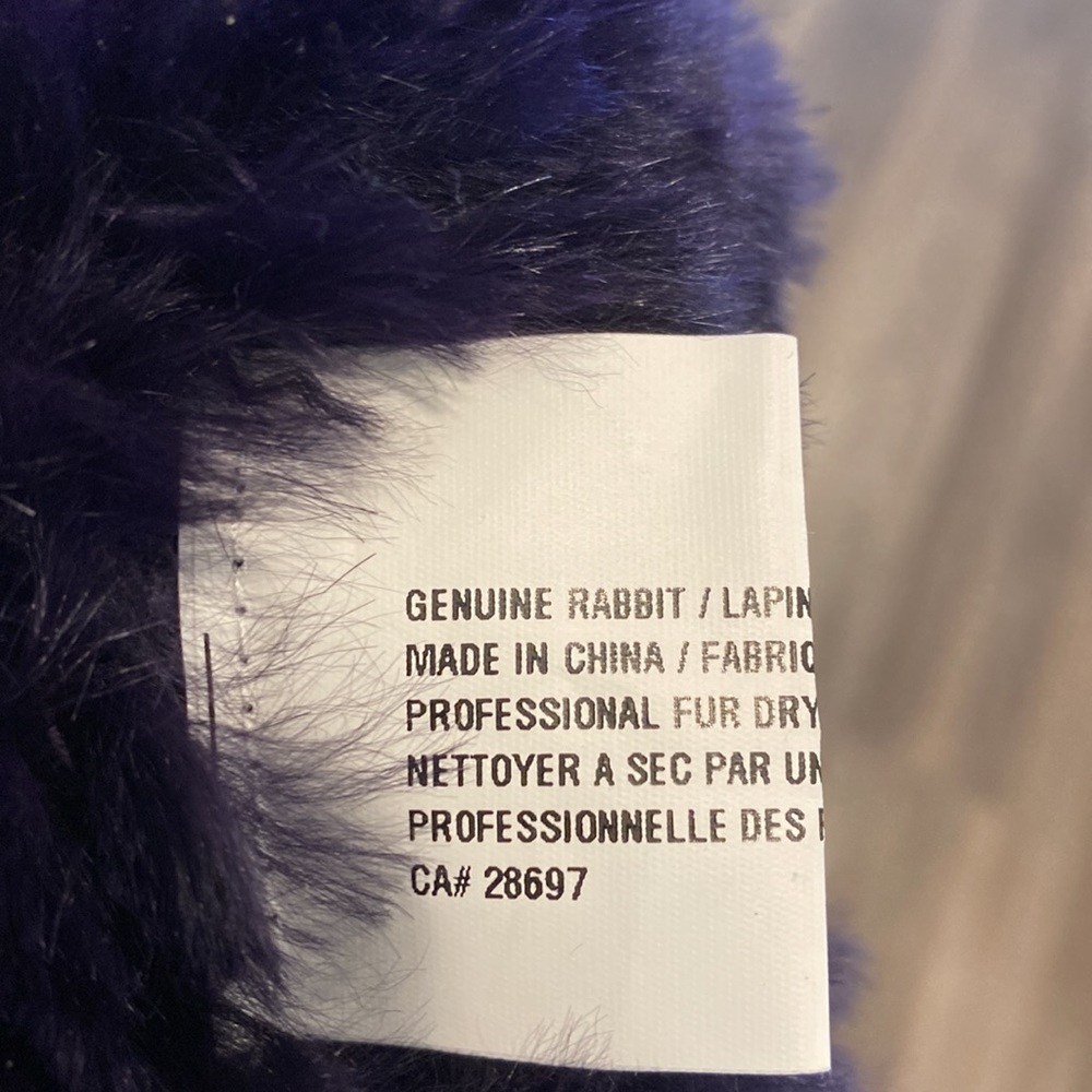Genuine Rabbit headband - Picture 3 of 3